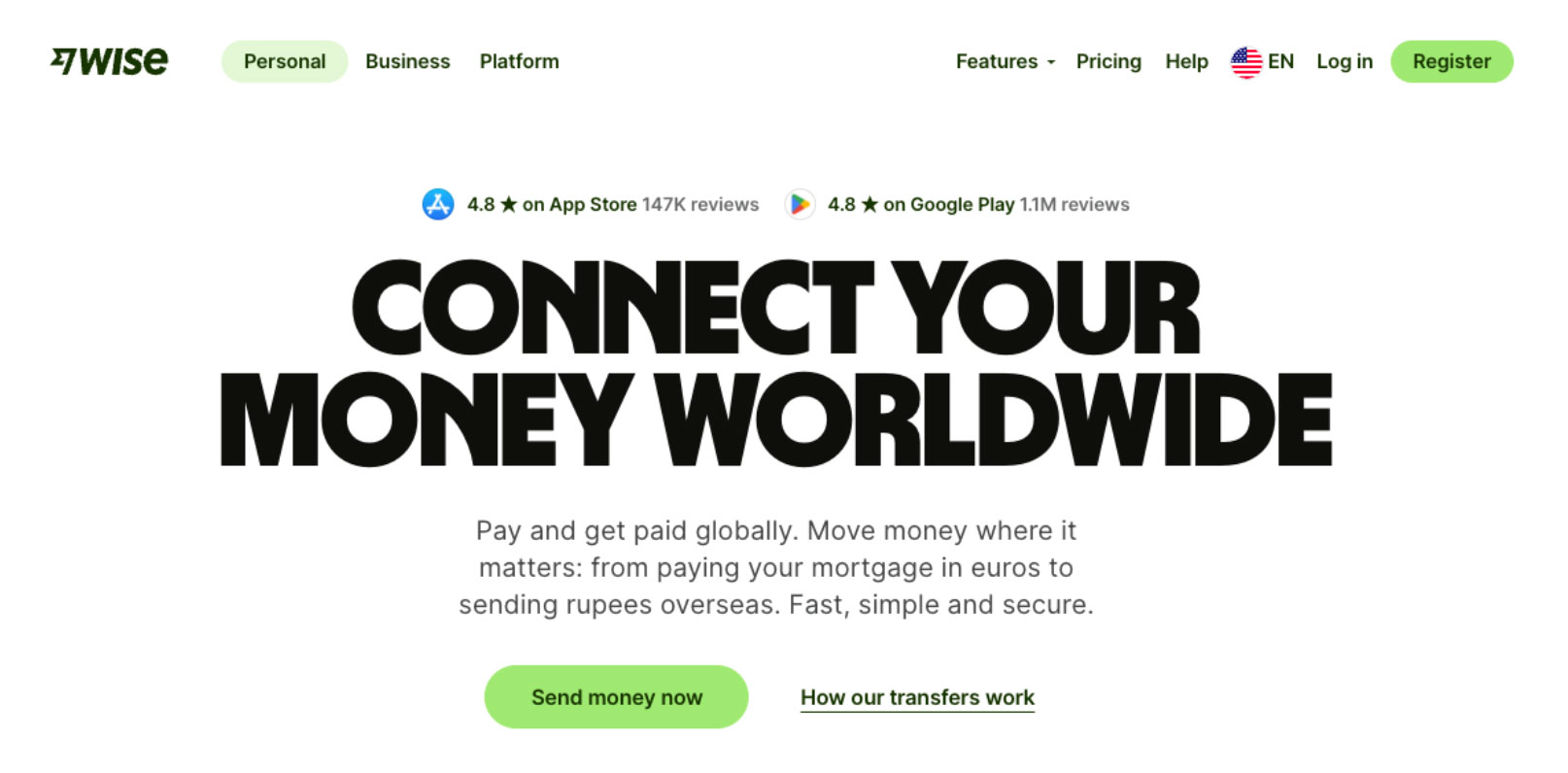 Concise button copy