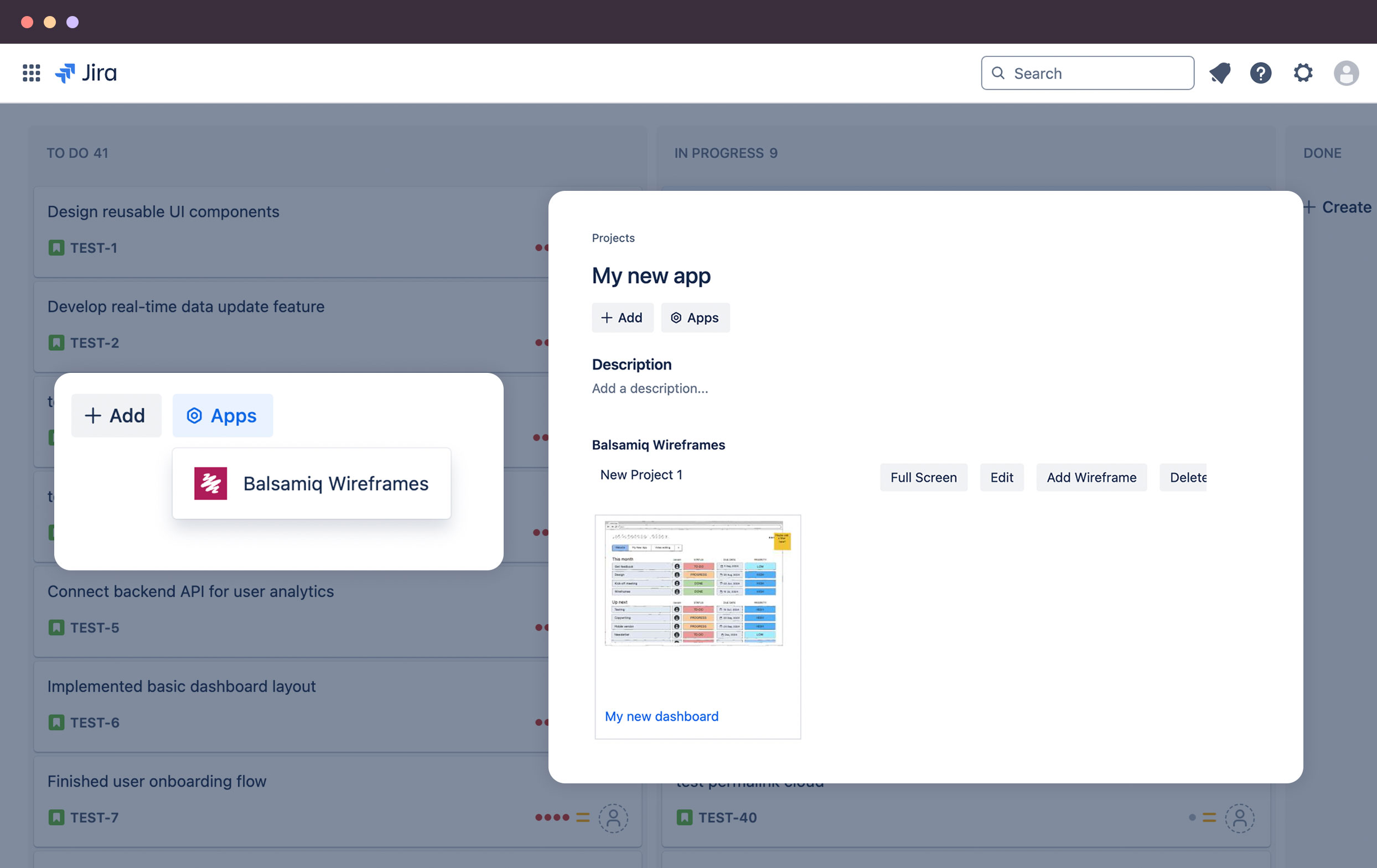 Balsamiq for Jira