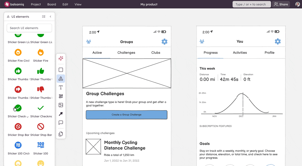 Stay on track with Balsamiq