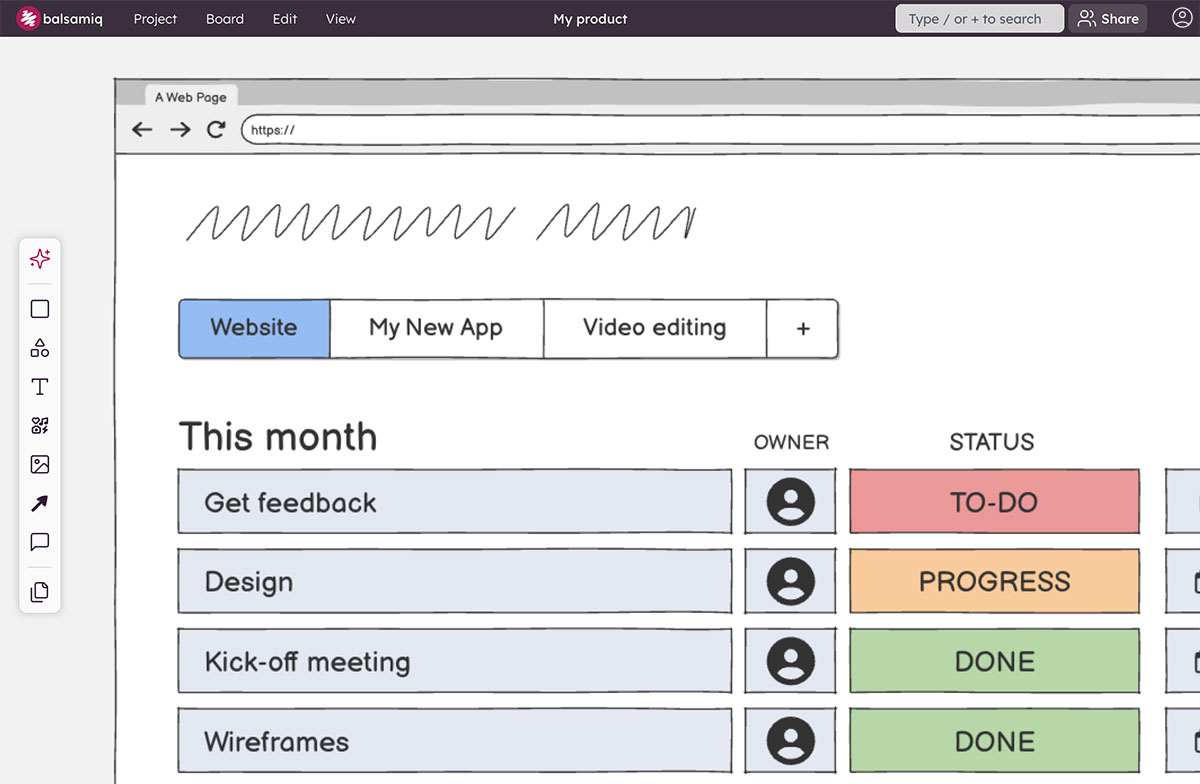 Try Balsamiq Cloud for free