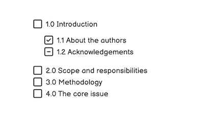 How to indent inside any UI element